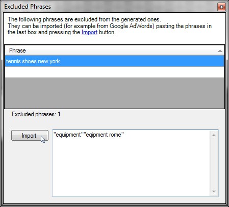 Import from Google AdWords